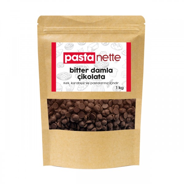 Pastanette Bitter Damla Çikolata 1 Kg