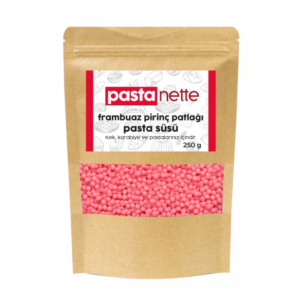 Pastanette Frambuaz Pirinç Patlağı 250 Gr