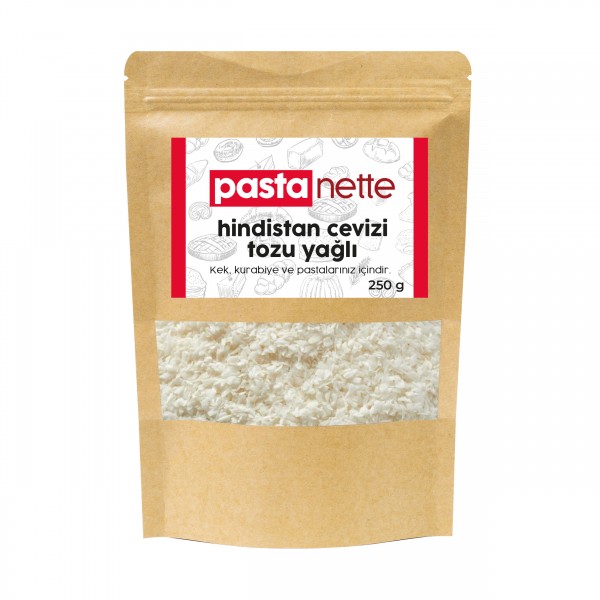 Pastanette Hindistan Cevizi Tozu %65 Yağlı 250 Gr