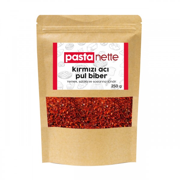 Pastanette Kırmızı Acı Pul Biber 250 Gr