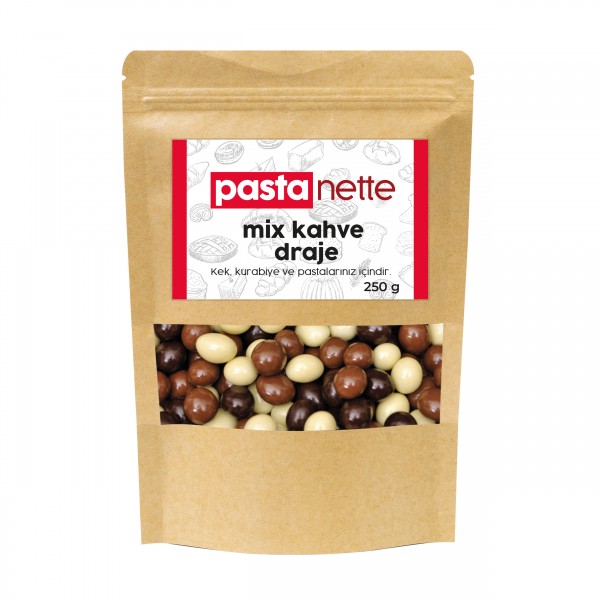 Pastanette Mix Kahve Draje 250 Gr