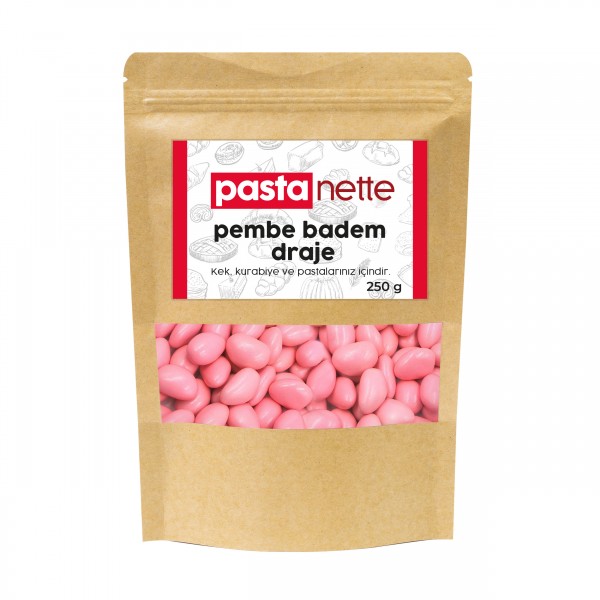 Pastanette Pembe Badem Draje 250 Gr