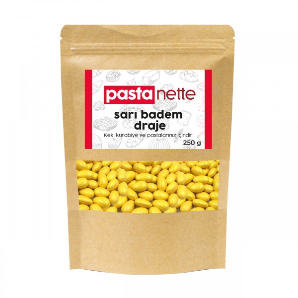 Pastanette Sarı Badem Draje 250 Gr