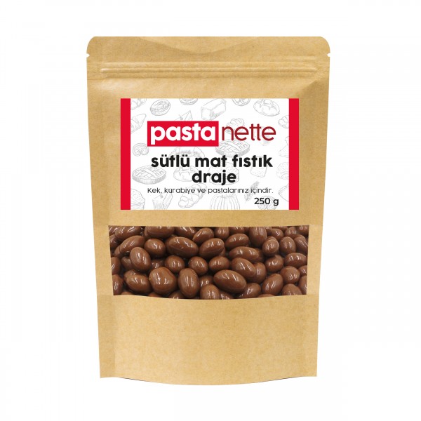 Pastanette Sütlü Mat Fıstık Draje 250 Gr