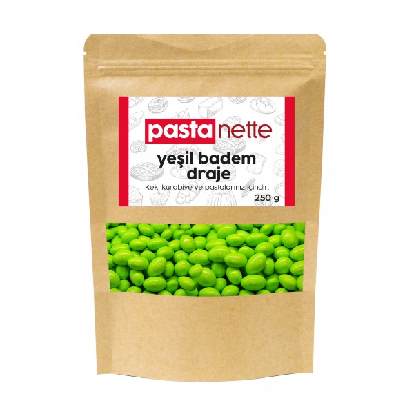 Pastanette Yeşil Badem Draje 250 Gr