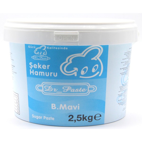 Dr. Paste Şeker Hamuru Mavi Bebek 2.5 Kg