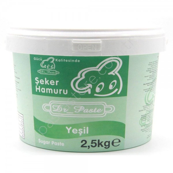 Dr. Paste Şeker Hamuru Yeşil  2.5 Kg