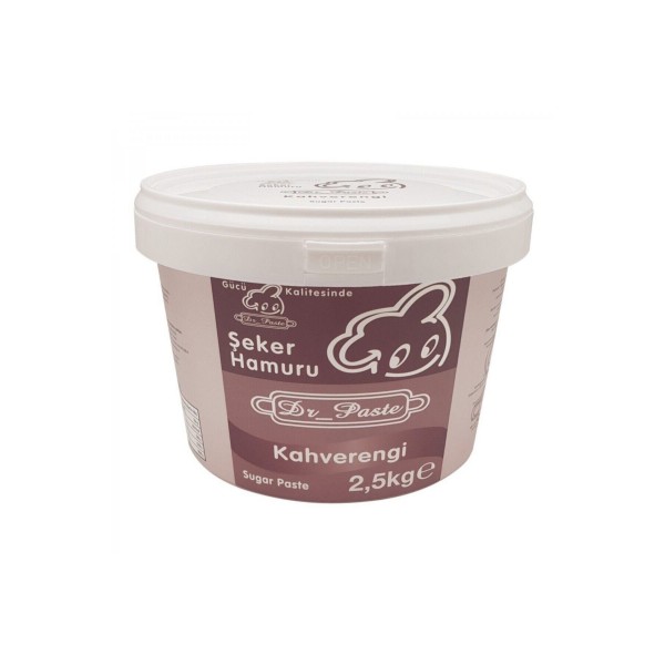 Dr. Paste Şeker Hamuru Kahve 2.5 Kg