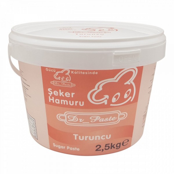 Dr. Paste Şeker Hamuru Turuncu 2.5 Kg