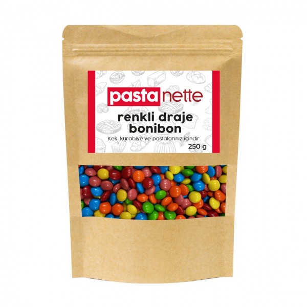 Pastanette Renkli Draje Bonibon 250 Gr