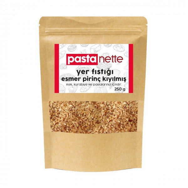 Pastanette Yer Fıstığı Esmer Pirinç Kıyılmış 250 Gr