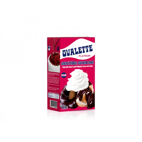 Ovalette Platinum Şekerli Sıvı Krem Şanti 1 Kg