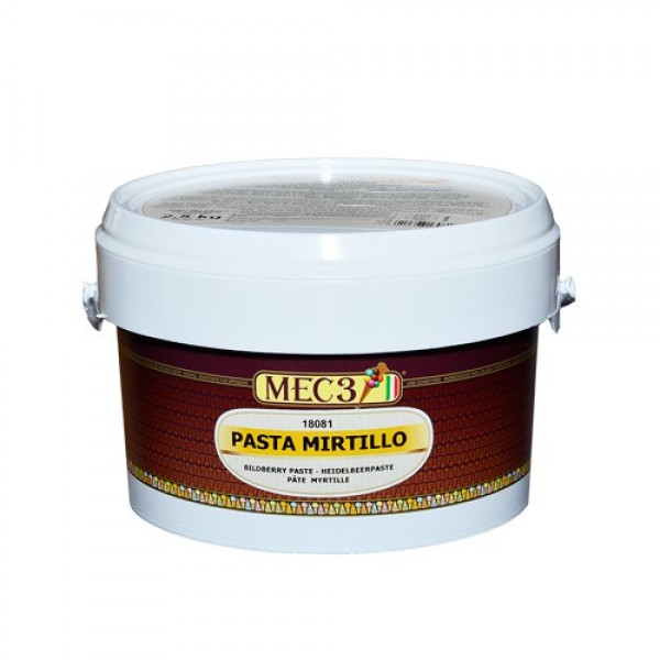 Mec3 Frenk Üzümü Paste - Mirtillo 3 Kg