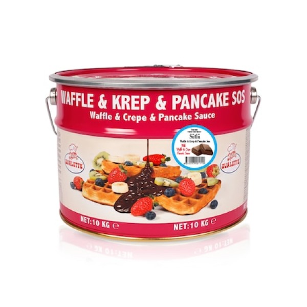 Ovalette Waffle & Krep Sos Sütlü 10 Kg