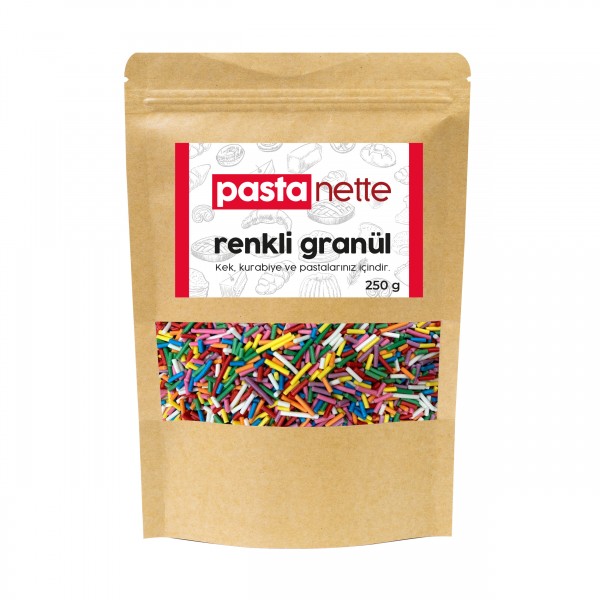 Pastanette Renkli Granül 250 Gr